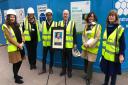 Mayor of Tower Hamlets John Biggs, with Cllr Eve McQuillan, Jane Abraham (interim head of capital delivery), Cllr Abdal Ullah, Cllr Rachel Blake and Cllr Denise Jones