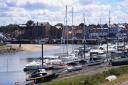 Wells harbour, a town in north Norfolk