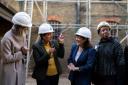 Newham mayor Rokhsana Fiaz OBE (centre left) visits Alice Billings House