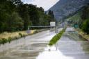 Storms in southern Switzerland caused a landslide that left two people dead and one missing, police said (Jean-Christophe Bott/Keystone/AP)