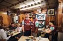 L-R: Jarrod Bowen and Mohammed Kudus modelling West Ham's 2024/25 home shirt