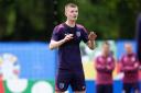 England's Adam Wharton at a training session at Spa & Golf Resort Weimarer Land during the 2024 UEFA European Football Championship in Blankenhain, Germany. Picture date: Friday July 5, 2024.