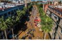 Yellow and amber weather warnings were in place for parts of Valencia