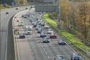 Traffic and delays following a crash on the M23 London bound near junction J9