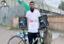 Barking man Emdad Rahman, who started the Bookbike London project.