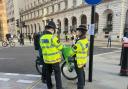 City of London Police have arrested three men in connection with bag thefts across the capital