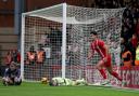 Sonny Perkins put Leyton Orient ahead against Blackpool in League One. Picture: TGS PHOTO