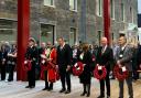 A two-minute silence was observed on Monday at the town hall in Whitechapel to mark Remembrance Day