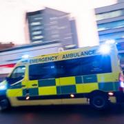 West India Dock Road Canary Wharf crash: Two males taken to hospital