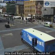 Police have issued an update after a crash on Cambridge Heath Road in Whitechapel
