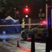 Police were called to the crash in Cable Street in the early hours of the morning