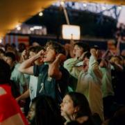 The West Ham fan zone at Riverside East opened today