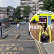 The LFB rushed to Mile End after a flat fire - three people needed to be rescued