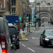 Tower Bridge is closed after a crash