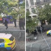 Pictures from Sloane Square Underground station stabbing