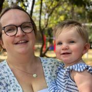 Abie Hepworth and baby Lydia