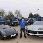 Jimmy Callaghan, Omaze double Porsche Early Bird winner with his brand new Cayenne and Boxter cars