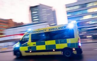 West India Dock Road Canary Wharf crash: Two males taken to hospital