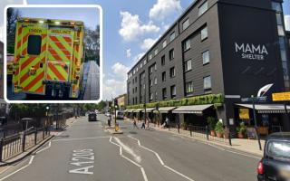 Lorry driver and motorcyclist crash in Hackney Road