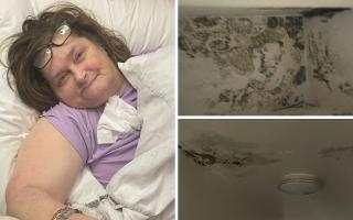 Bed-bound stroke survivor Kerry Lee says black mould is spreading through her Peabody flat in Bethnal Green