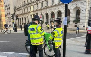 City of London Police have arrested three men in connection with bag thefts across the capital