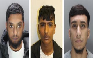 L-R: Gang leaders Masoom Ali, Mohammed Tariq and Ismail Mirza have been jailed