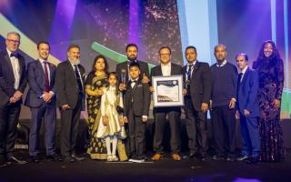 Masala presented with the Restaurant of the Year award for the London region by the Bangladesh Caterers Association