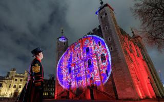 Lighting up the Tower of London